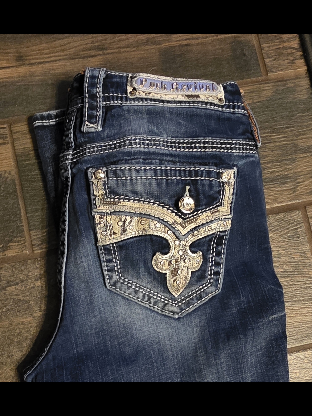 Women's Rock Revival Yui Easy Boot Jeans Size 28